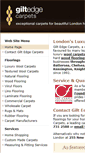 Mobile Screenshot of giltedgecarpets.co.uk